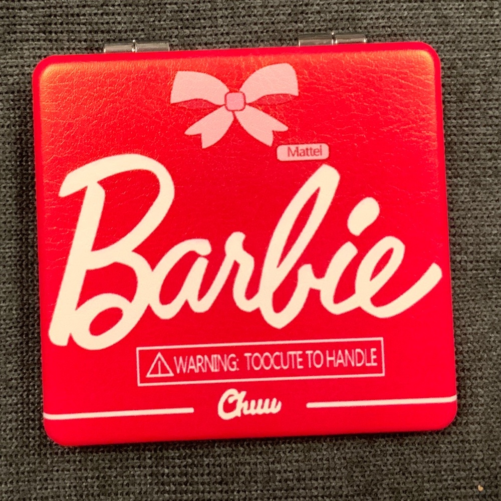 Pink Barbie Mirror Compact New